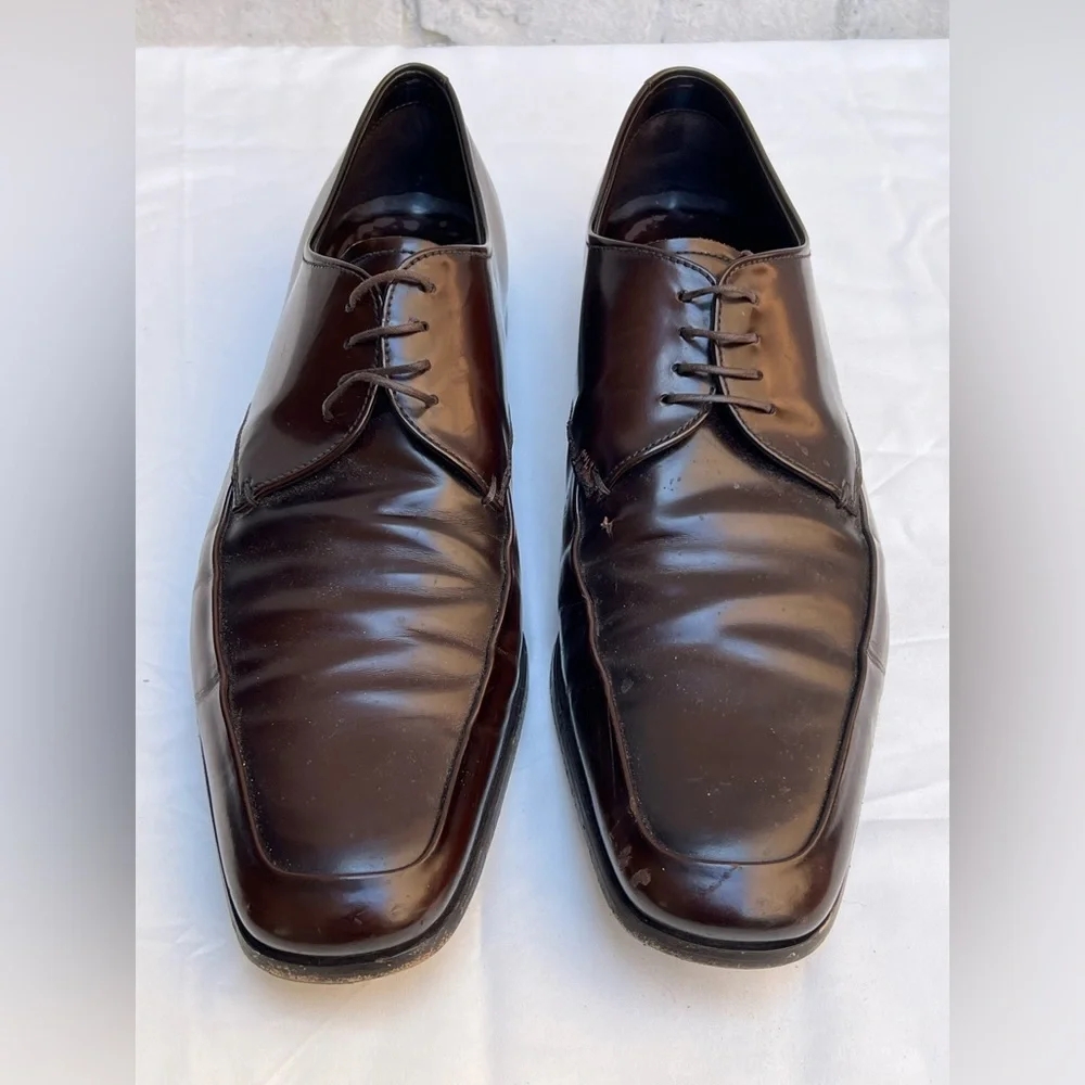 PRADA Leather Derby Shoes